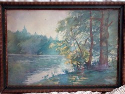 Coll. FD Catteau Aquarelle Canal
