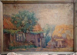 Coll. Suzanne Catteau Aquarelle Chaumière