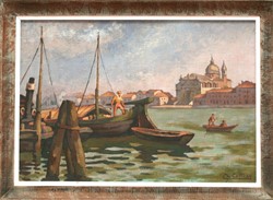 Coll. inc. Huile Venise Canale della Giudecca