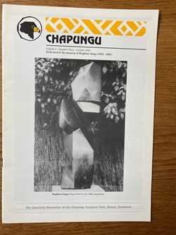 Chapungu Newsletter volume 3 number 3