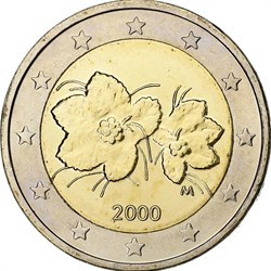 2 euros fleur lakka 2000