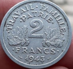 2 francs morlon 1943