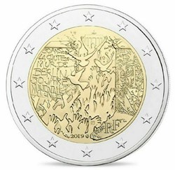 2 euros 2019 chute du mur de berlin
