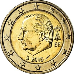 2 euros albert 2010 belgique
