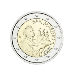 2 euros portrait saint marin 2022