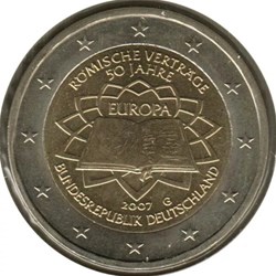 2 euros europa (g) 2007
