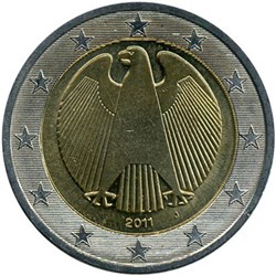 2 euros aigle 2011(j)
