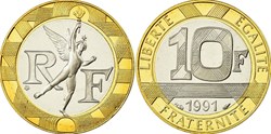 10 francs 1991