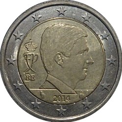 2 euros prince phillipe 2014