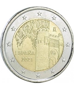 2 euros vieille ville de tolede 2021