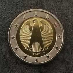 2 euros aigle 2017(g)