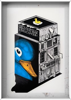 THE DUCK "bleu"