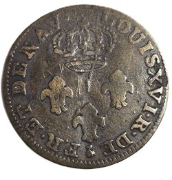 2 Sous de Cayenne - Guyane Française - Louis XVI ( 1774 - 93) - 1781 - Paris - Faux pour servir