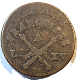 Sol des Colonies Françoises - Louis XV (1715-74) - 1767 - Paris - 1er type