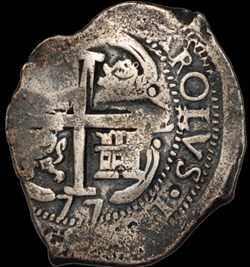 Potosi - Carlos II - 8 reales - 1677 - E