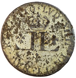 XXX deniers aux 2L couronnés dits mousquetaire - Louis XIV (1643 - 1715) - 1710 - Lyon