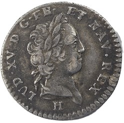 12 Sols - Isles du Vent - Louis XV (1715 - 74) - 1731 - H