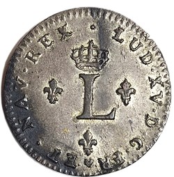 2 Sols de billon aux 2 L Couronnés - Louis XV (1715-74) - 1762 - Strasbourg