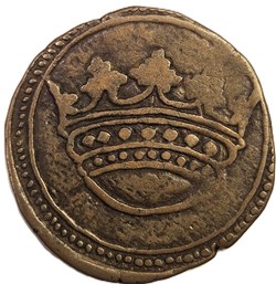 2 Sols - Isles de France et Bourbon - Louis XV (1715-74) - nd (1721-23) - Pondichéry - 7 globules