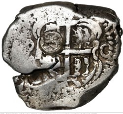 Potosi - Felipe V - 8 Reales - 1743 - C - Ctm GUATEMALA