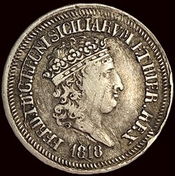 1 Carlino (10 Grana) - Ferdinando I - 1818 - Regno delle due Sicilie