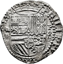 Lima - Felipe II - 2 Reales - nd (1577 - 87) - ° D