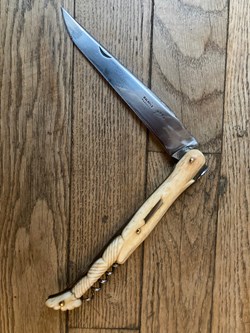 Grand laguiole 18 cm 3 pièces Crocombette