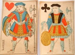Jeu de cartes anciens