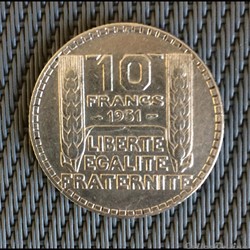 10 francs 1931 Turin