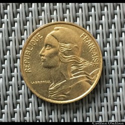5 centimes 1997 marianne abeille proche du 5