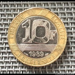 10 francs 1989