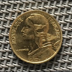 5 centimes 1997 marianne abeille proche du R