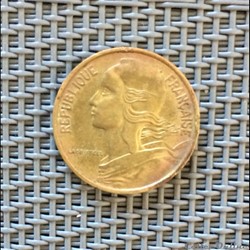 5 centimes 1975 marianne dauphin fin