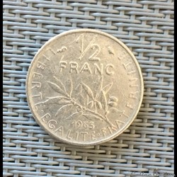 50 centimes 1965 semeuse