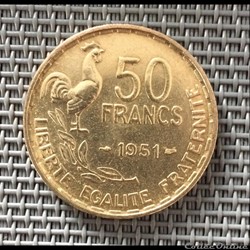 50 francs 1951