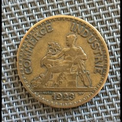 2 francs 1923 chambre de commerce (2 ouvert)