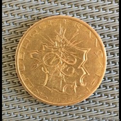 10 francs 1979 (type A tranche lisible france en haut)