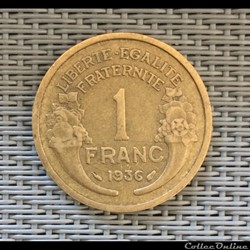 1 franc 1936 Morlon