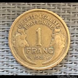 1 franc 1932 Morlon
