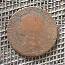 5 centimes 1796 l’an 5 A