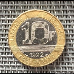 10 francs 1992
