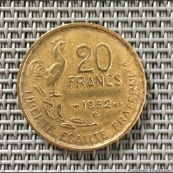 20 francs 1952 B