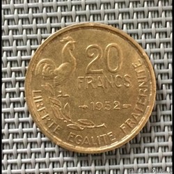 20 francs 1952