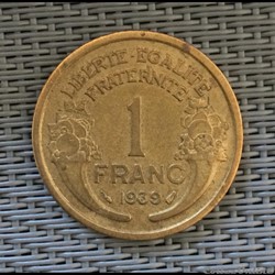1 franc 1939 Morlon
