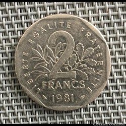 2 francs 1981 semeuse