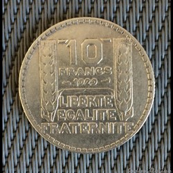 10 francs 1929 Turin