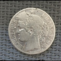 1 franc 1872 Cérès petit A