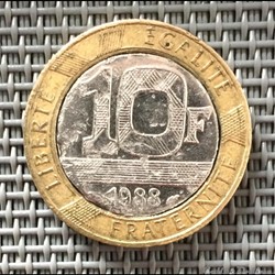 10 francs 1988