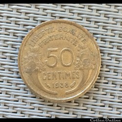 50 centimes 1938 Morlon