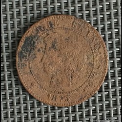 5 centimes 1873 A cérès